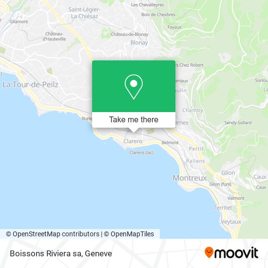 Boissons Riviera sa map