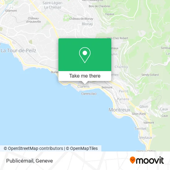 Publicémail map