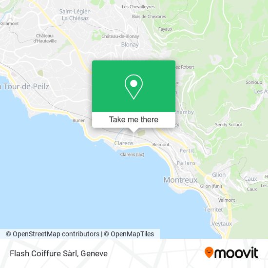 Flash Coiffure Sàrl map