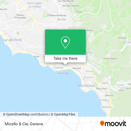 Micello & Cie map