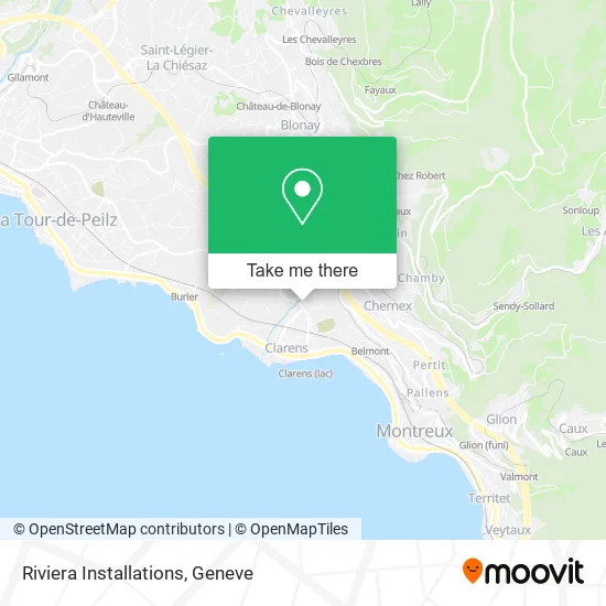 Riviera Installations map