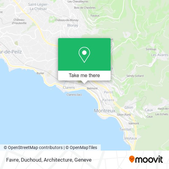 Favre, Duchoud, Architecture map