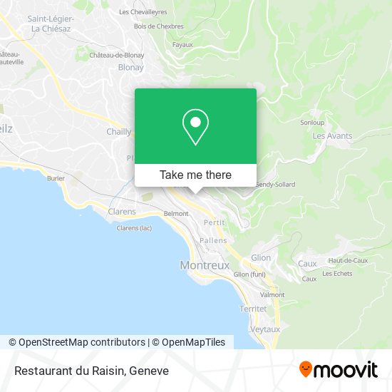 Restaurant du Raisin map