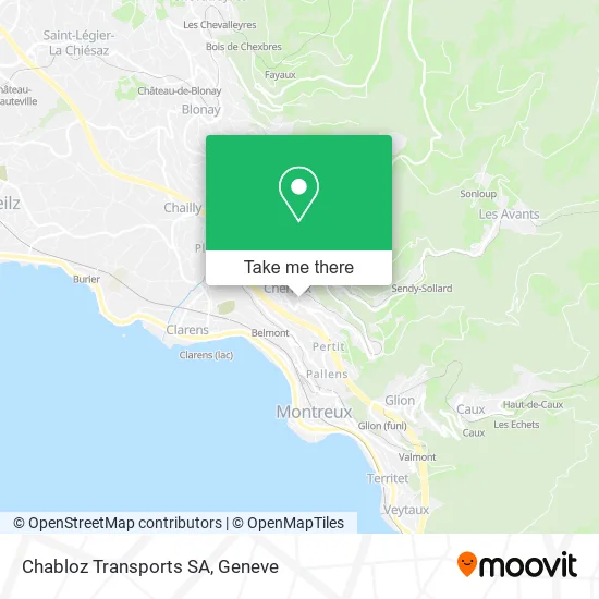 Chabloz Transports SA map