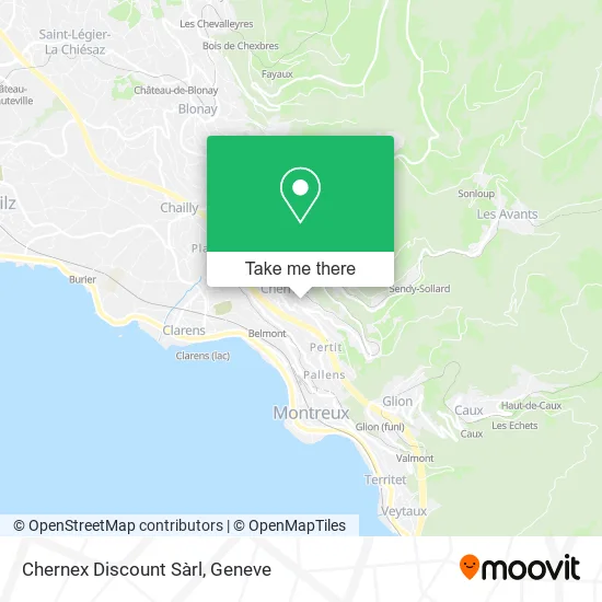 Chernex Discount Sàrl map