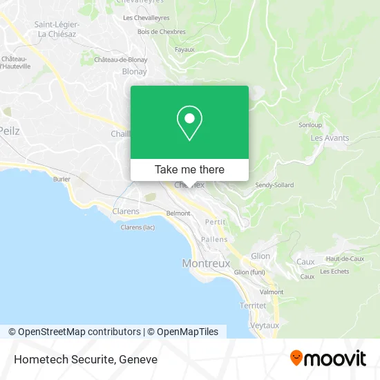 Hometech Securite map