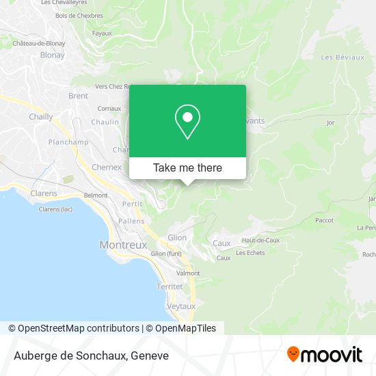 Auberge de Sonchaux map
