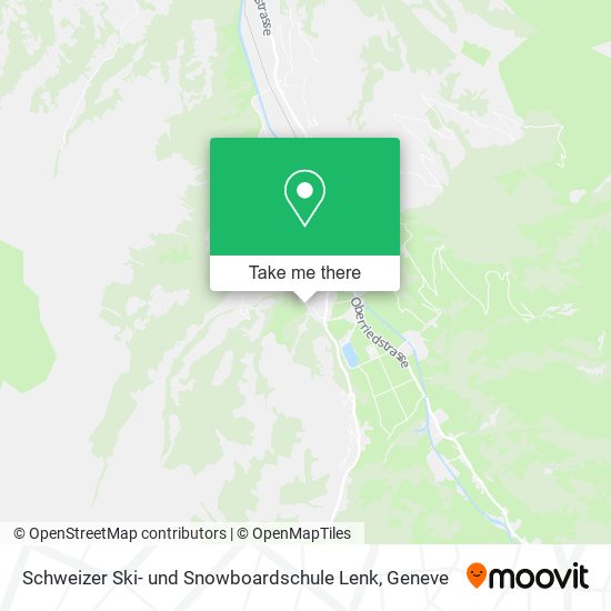 Schweizer Ski- und Snowboardschule Lenk Karte