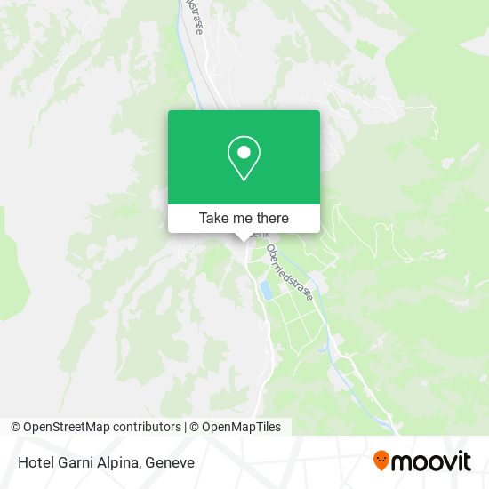 Hotel Garni Alpina map