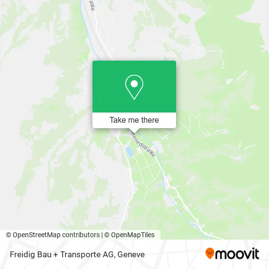 Freidig Bau + Transporte AG map