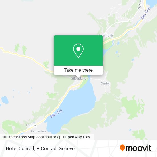 Hotel Conrad, P. Conrad map