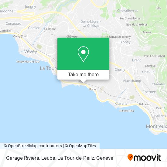 Garage Riviera, Leuba, La Tour-de-Peilz map