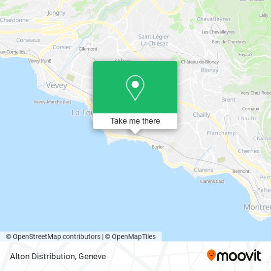 Alton Distribution map