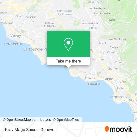 Krav Maga Suisse map