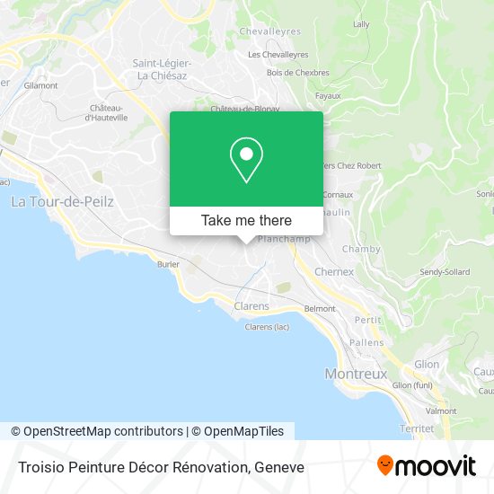 Troisio Peinture Décor Rénovation map