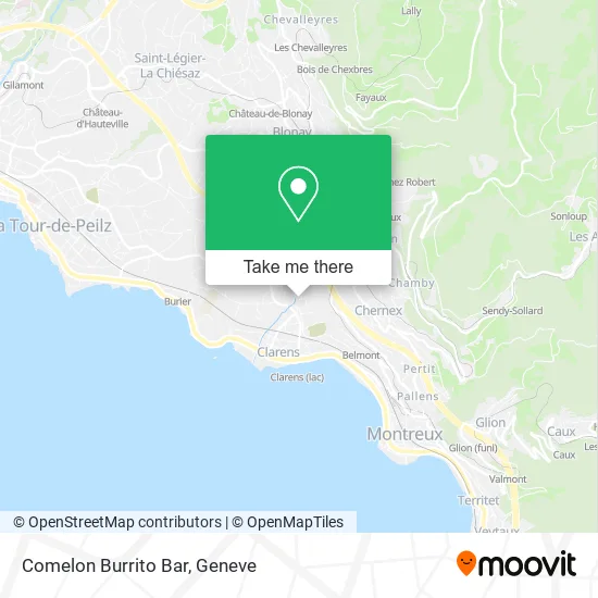 Comelon Burrito Bar map