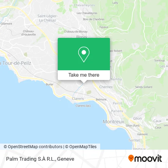 Palm Trading S.À R.L. map