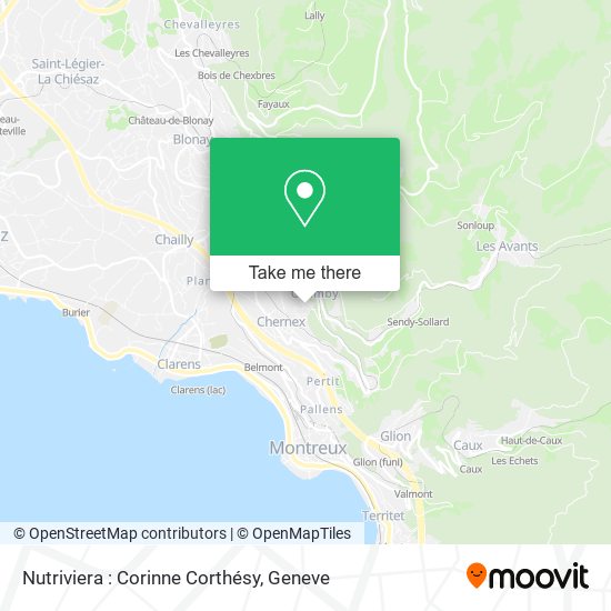 Nutriviera : Corinne Corthésy map