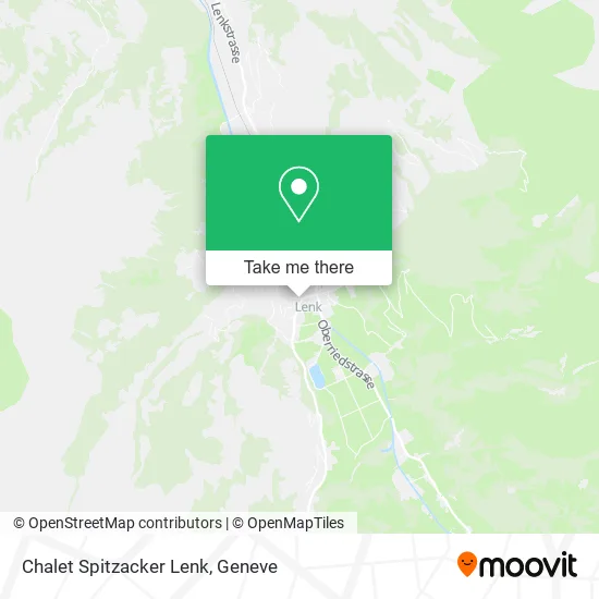 Chalet Spitzacker Lenk map