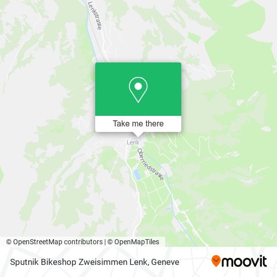 Sputnik Bikeshop Zweisimmen Lenk map