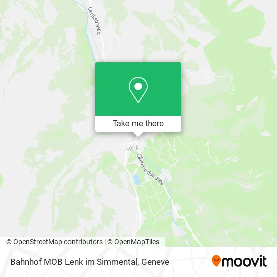 Bahnhof MOB Lenk im Simmental map