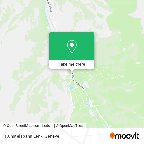 Kunsteisbahn Lenk map