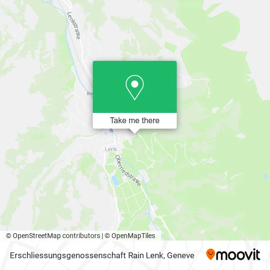 Erschliessungsgenossenschaft Rain Lenk map