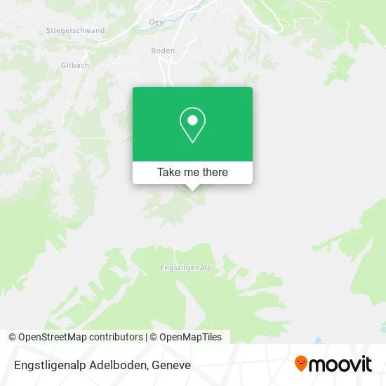 Engstligenalp Adelboden map