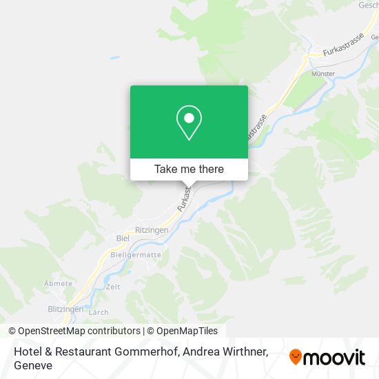 Hotel & Restaurant Gommerhof, Andrea Wirthner map