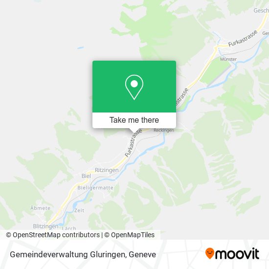 Gemeindeverwaltung Gluringen plan