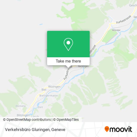 Verkehrsbüro Gluringen map