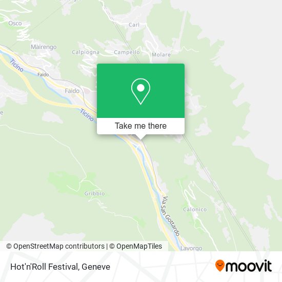Hot'n'Roll Festival map