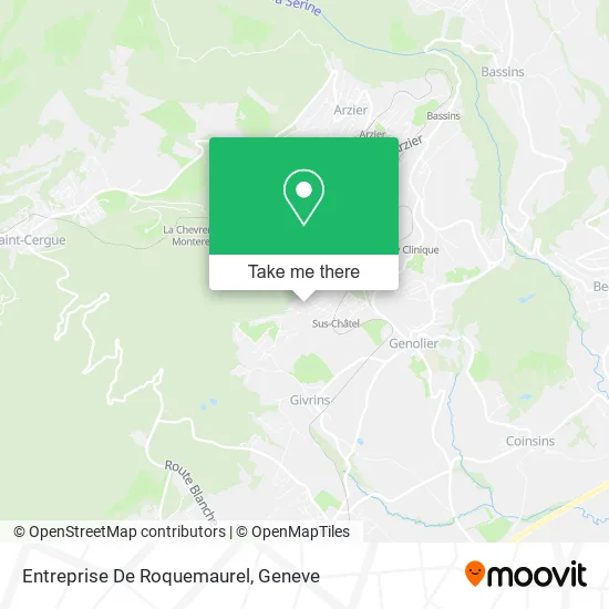 Entreprise De Roquemaurel map