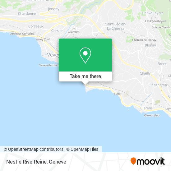 Nestlé Rive-Reine map