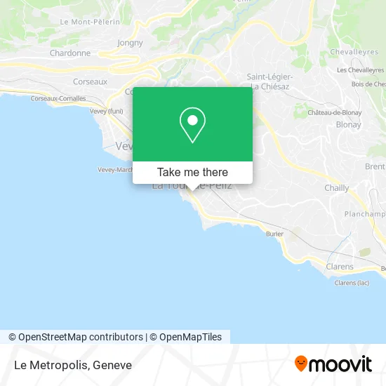 Le Metropolis map