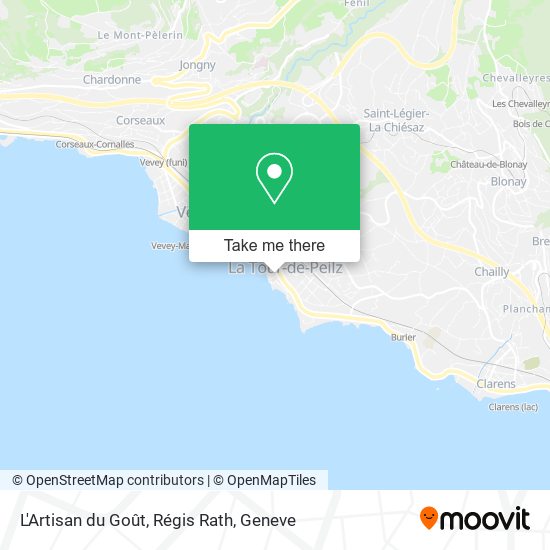 L'Artisan du Goût, Régis Rath map