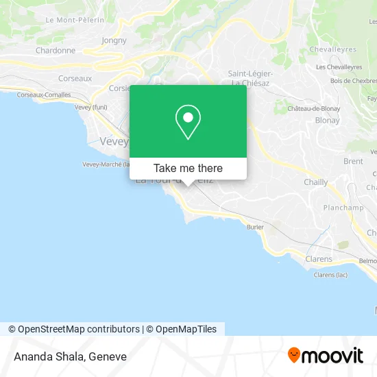 Ananda Shala map