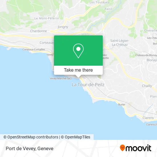 Port de Vevey map