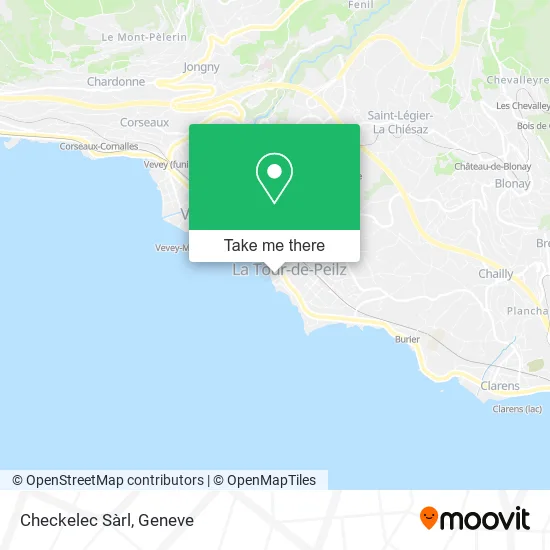 Checkelec Sàrl map