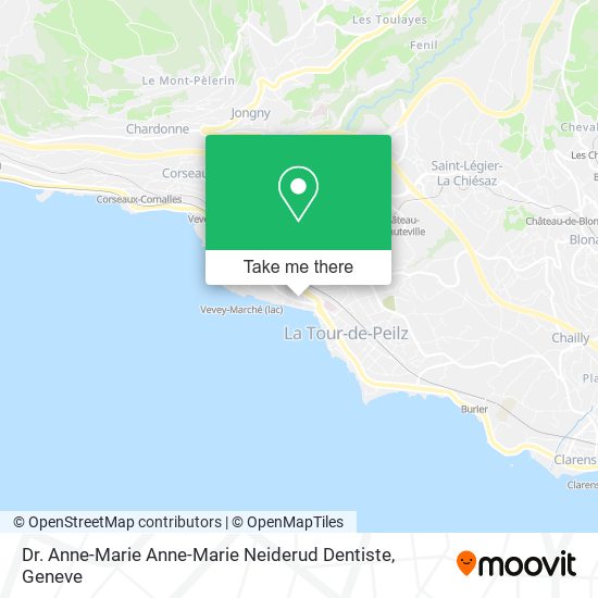 Dr. Anne-Marie Anne-Marie Neiderud Dentiste map