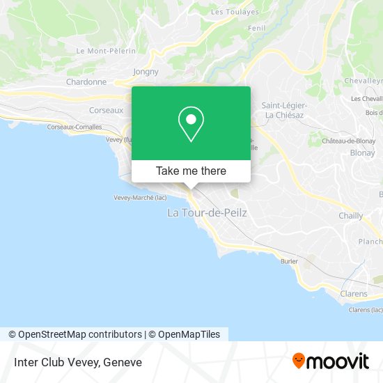 Inter Club Vevey map