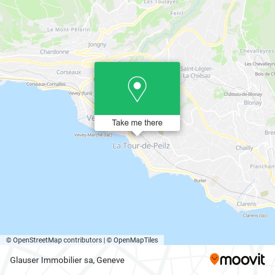 Glauser Immobilier sa map