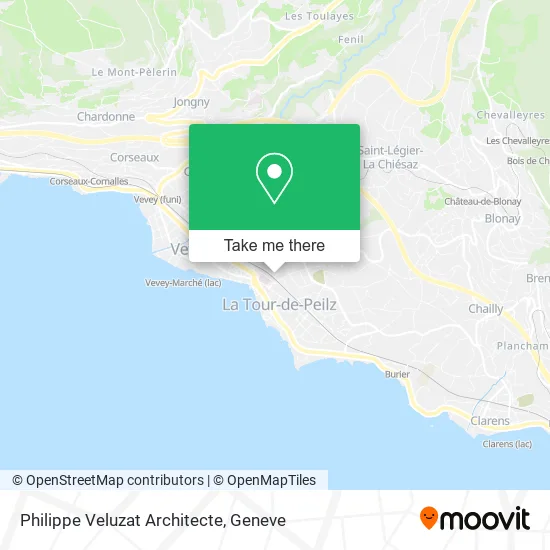 Philippe Veluzat Architecte map