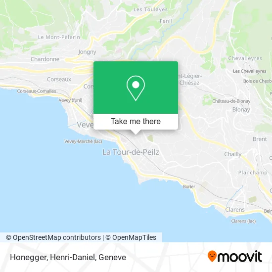 Honegger, Henri-Daniel map