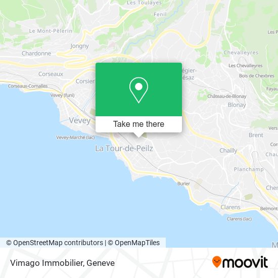 Vimago Immobilier map