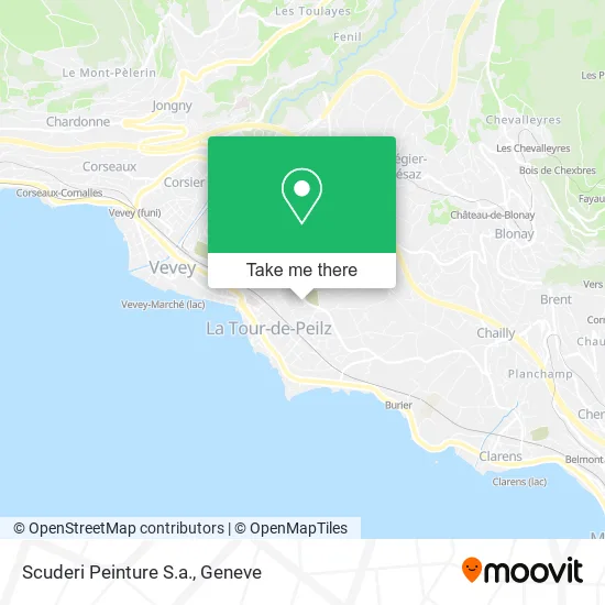 Scuderi Peinture S.a. map