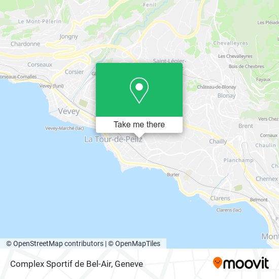 Complex Sportif de Bel-Air map