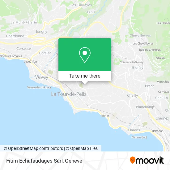 Fitim Echafaudages Sàrl map