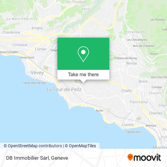 DB Immobilier Sàrl map