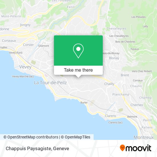 Chappuis Paysagiste map